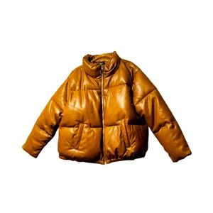 AQUA Brown Puffer Coat!